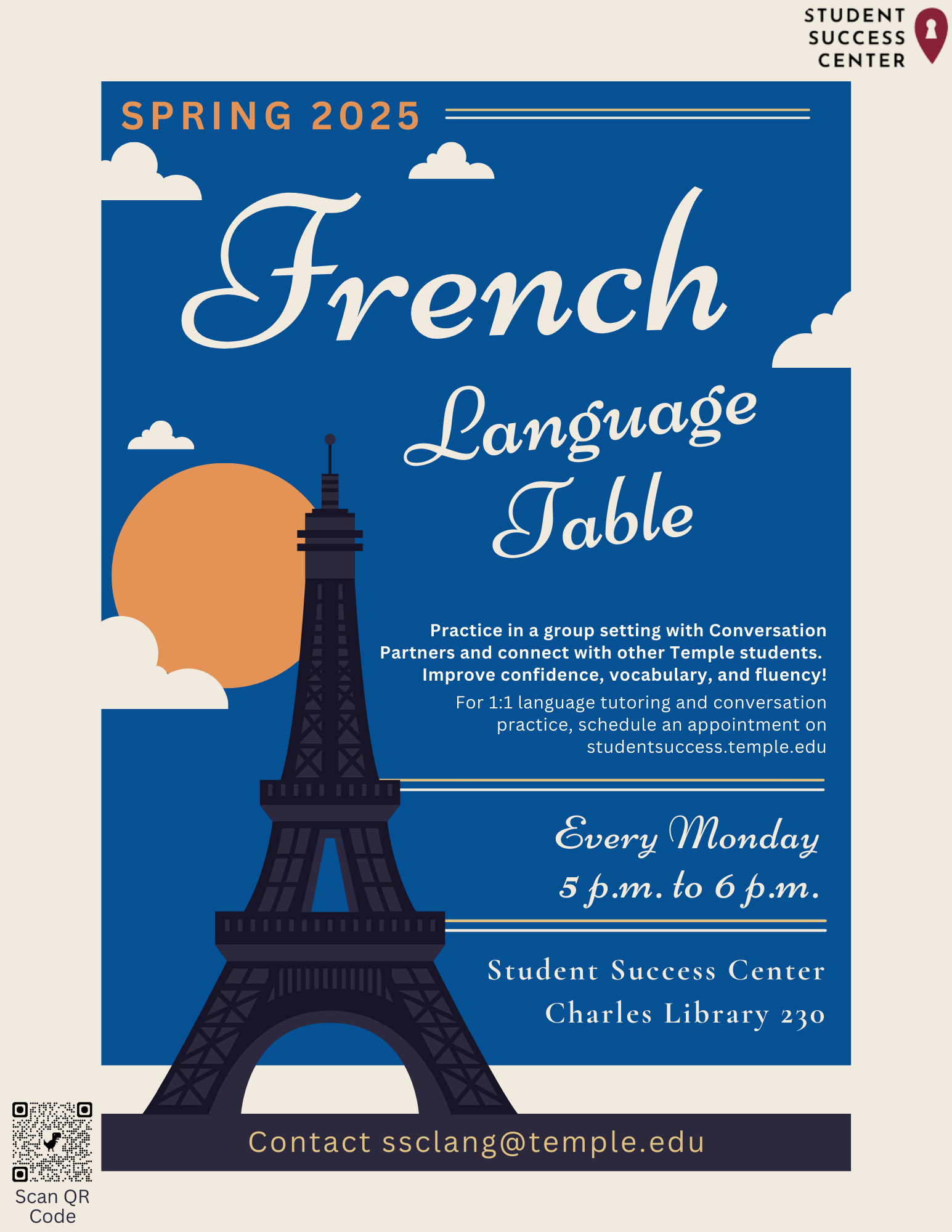 Spring 25 French Language Table