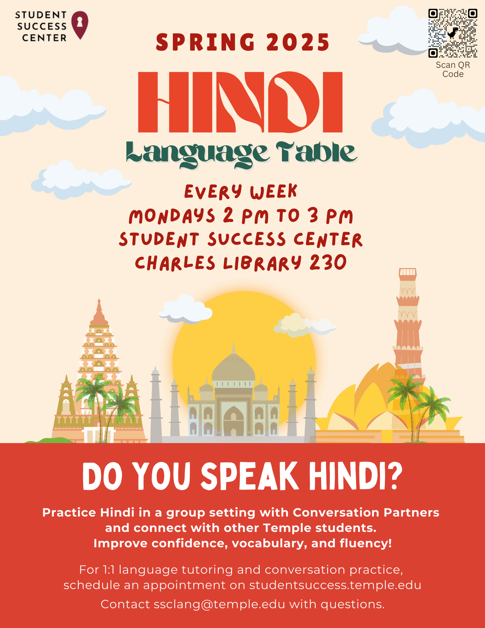 Spring 25 Hindi Language Table