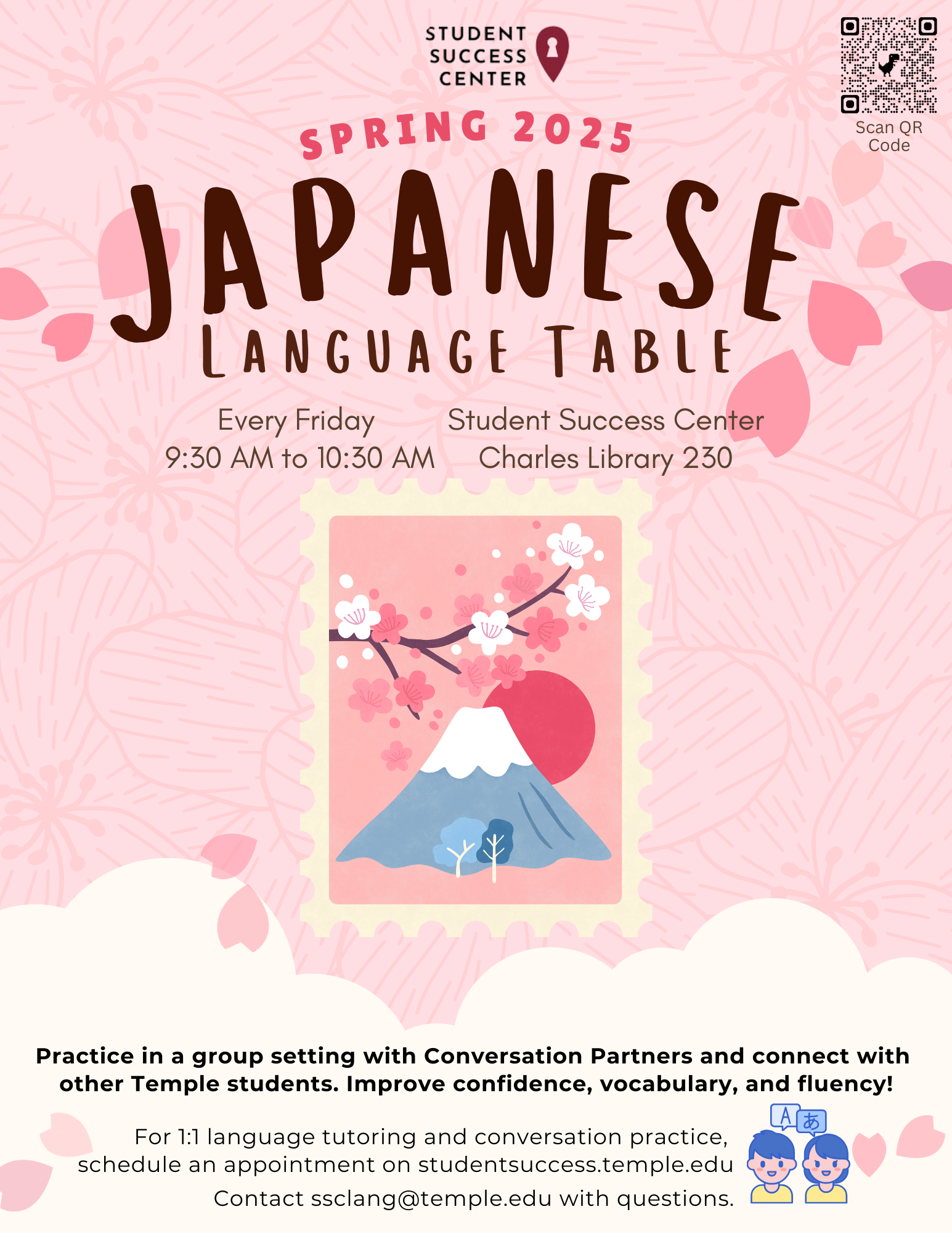 Spring 25 Japanese Language Table